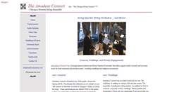 Desktop Screenshot of amadeusconsort.com