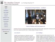 Tablet Screenshot of amadeusconsort.com